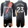 Aston Villa Emiliano Martinez #23 Torwart Auswärtstrikot 2024-25 Langarm (+ kurze hosen)